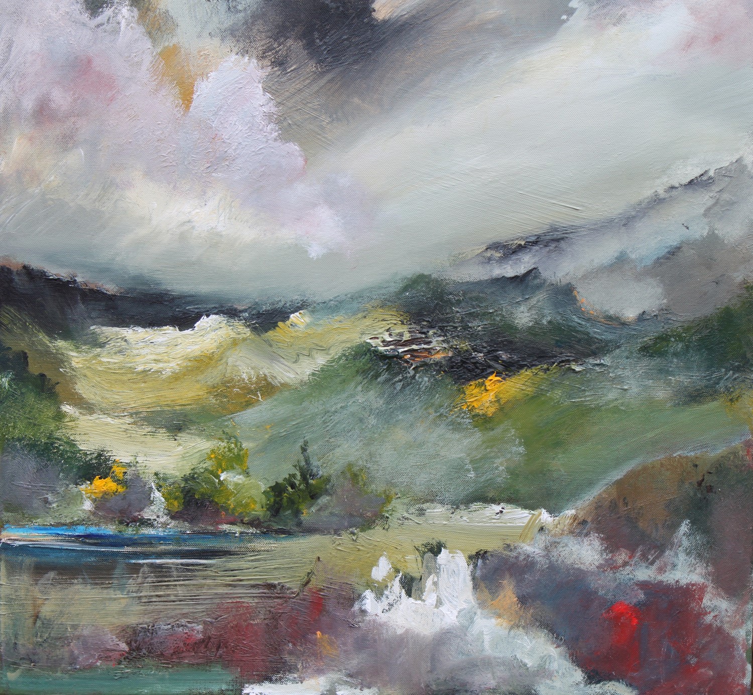 'Amongst the Hills' by artist Rosanne Barr